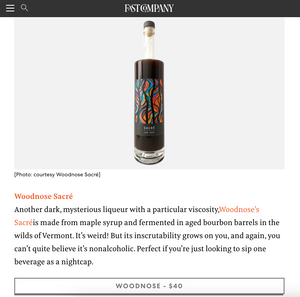Sacré is a Fast Company Favorite