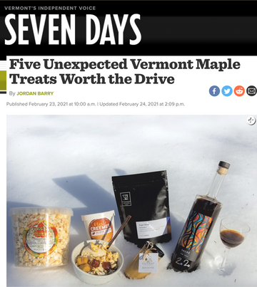 Sacré is One of Five Unexpected Vermont Maple Treats Worth the Drive