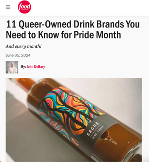 Food Network: Sacré Is A Queer-Owned Drink Brand You Need to Know for Pride Month