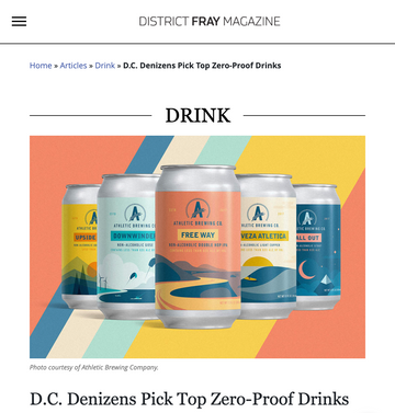 D.C. Denizens Pick Top Zero-Proof Drinks including Sacré